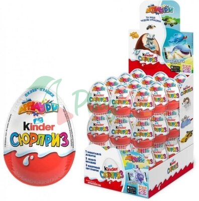Упаковка шоколадных яиц &quot;Kinder Surprise&quot; 20гр.*36шт. — Photo 4
