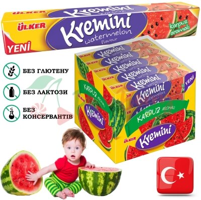 Упаковка жевательных конфет Kremini Арбуз, 20шт.