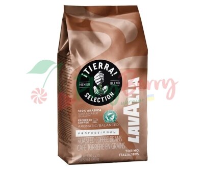 Упаковка кави &quot;LavAzza Tierra&quot; в зернах 1 кг.