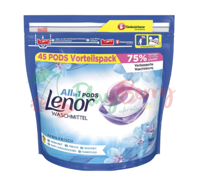 Капсулы для стирки &quot;Lenor&quot; All in 1 Pods , 45 шт