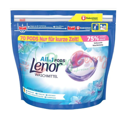 Капсулы для стирки &quot;Lenor&quot; All in 1 Pods , 70 шт