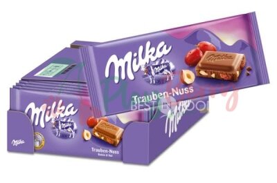 Шоколад Milka Trauben-Nuss 100г.