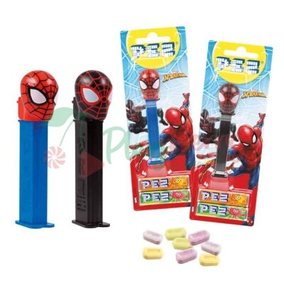 Іграшка з цукерками PEZ® Spider-Man Ghost Spider Павук-привид, 17г. — Photo 2