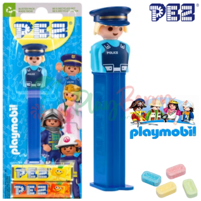 Игрушка с конфетами PEZ® Policeman Playmobil, 17г.