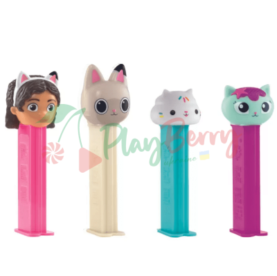 Іграшка з цукерками PEZ® Gabby&#039;s Dollhouse Pandy Paws, 17г. — Photo 1