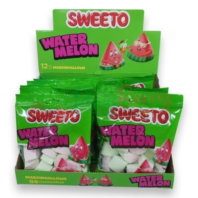 Упаковка маршмеллоу &quot;Sweeto Water Melon&quot; 60гр.*12шт.