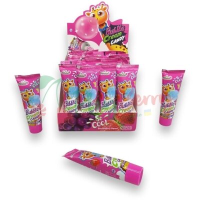 Упаковка жидкой жевательной резинки Cream Bubble Gum, 22гр.*20шт. — Photo 1