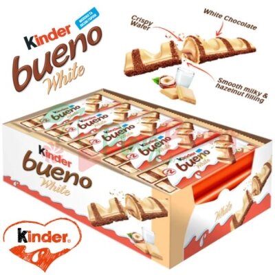 Упаковка Kinder Bueno White, 15шт.