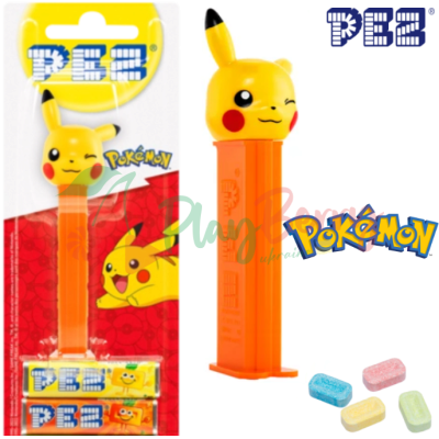 Игрушка с конфетами PEZ® Pikachu winking Pokemon, 17г.