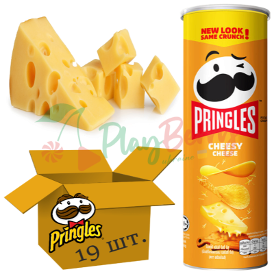 Чипсы Pringles Cheese Сыр 165г., 19шт.