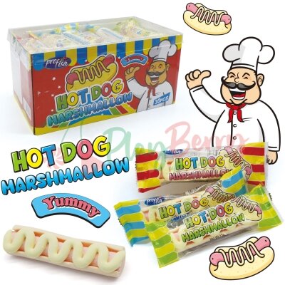 Упаковка маршмелоу Hot Dog Marshmallow, 24шт.