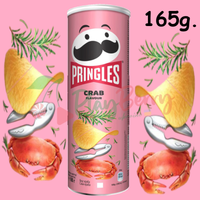 Чипсы Pringles Crab Coctail Крабовый коктейль 165г., 1шт.