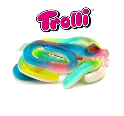 Упаковка жувального мармеладу &quot;Trolli Gummi Candy&quot; Змії, 1кг. — Photo 1