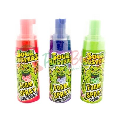Упаковка Спрей-карамелі Sour Busters Foam Spray, 12шт/уп. — Photo 1
