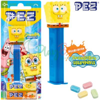 Іграшка з цукерками PEZ® SpongeBob Smiling SpongeBob SquarePants, 17г.