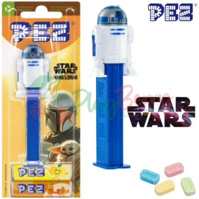 Игрушка с конфетами PEZ® R2D2 Mandalorian, 17г.