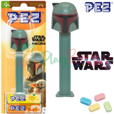 Іграшка з цукерками PEZ® Boba Fett Mandalorian, 17г.