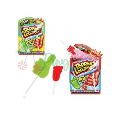 Упаковка Льодяників з кислим цукром JOHNY Bee Dr Lab Popping+Lollipop, 36шт — Photo 1