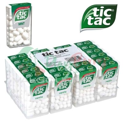 Упаковка драже Tic Tac М&#039;ята, 24шт.