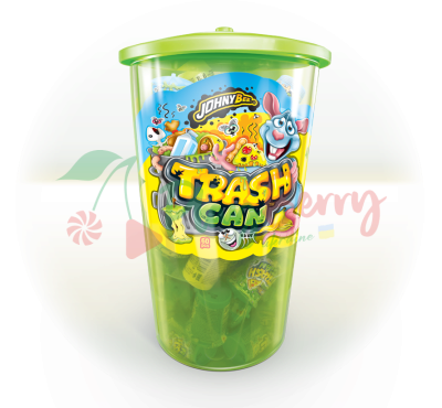 Леденцы в виде мусорных отходов JOHNY BEE® Trash Can, 60шт/уп.  — Photo 2