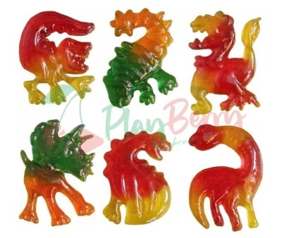 Упаковка желейних цукерок VIDAL динозаври Dino Jelly 11гр*66шт. — Photo 2