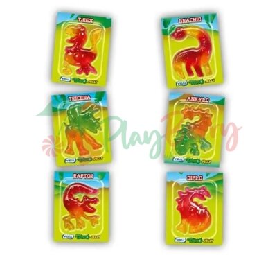 Упаковка желейних цукерок VIDAL динозаври Dino Jelly 11гр*66шт. — Photo 3