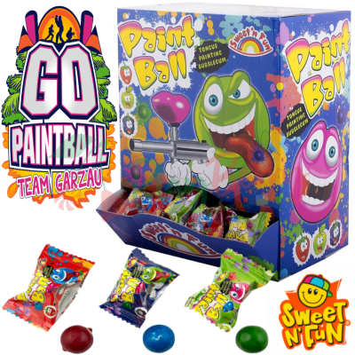 Упаковка жувальної гумки Sweet`n Fun Pain Ball bubble gum, 200шт.