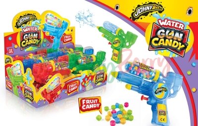 Водяний пістолет з драже JOHNY BEE Water GUN Candy, 12шт. — Photo 2