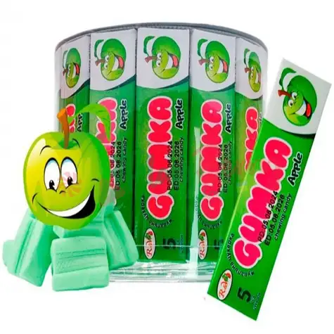 Упаковка жувальних цукерок Gumka Яблуко, 40шт.
