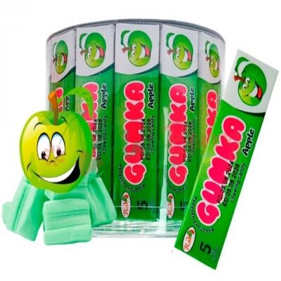 Упаковка жевательных конфет Gumka Яблоко, 40шт.