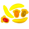 Жевательные конфеты PEDRO Обезьяны и бананы 80г., дисплей-20 шт. — Photo 3